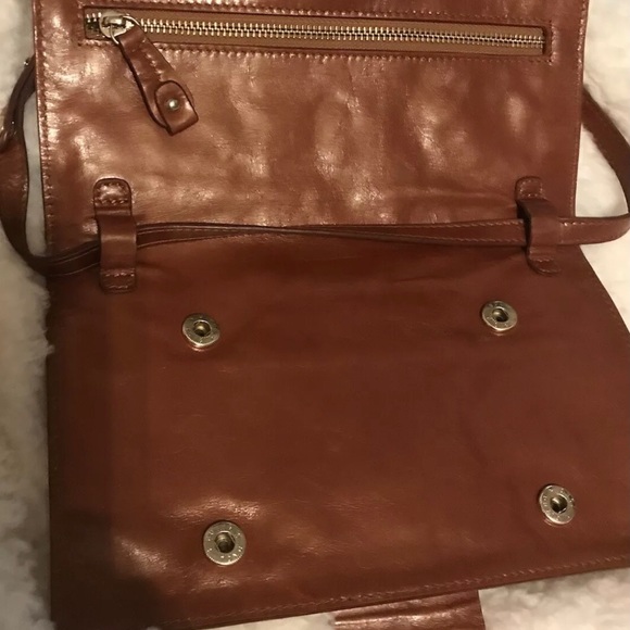 Asile LeatherLook Handbag removable zippered pouch - Picture 7 of 9